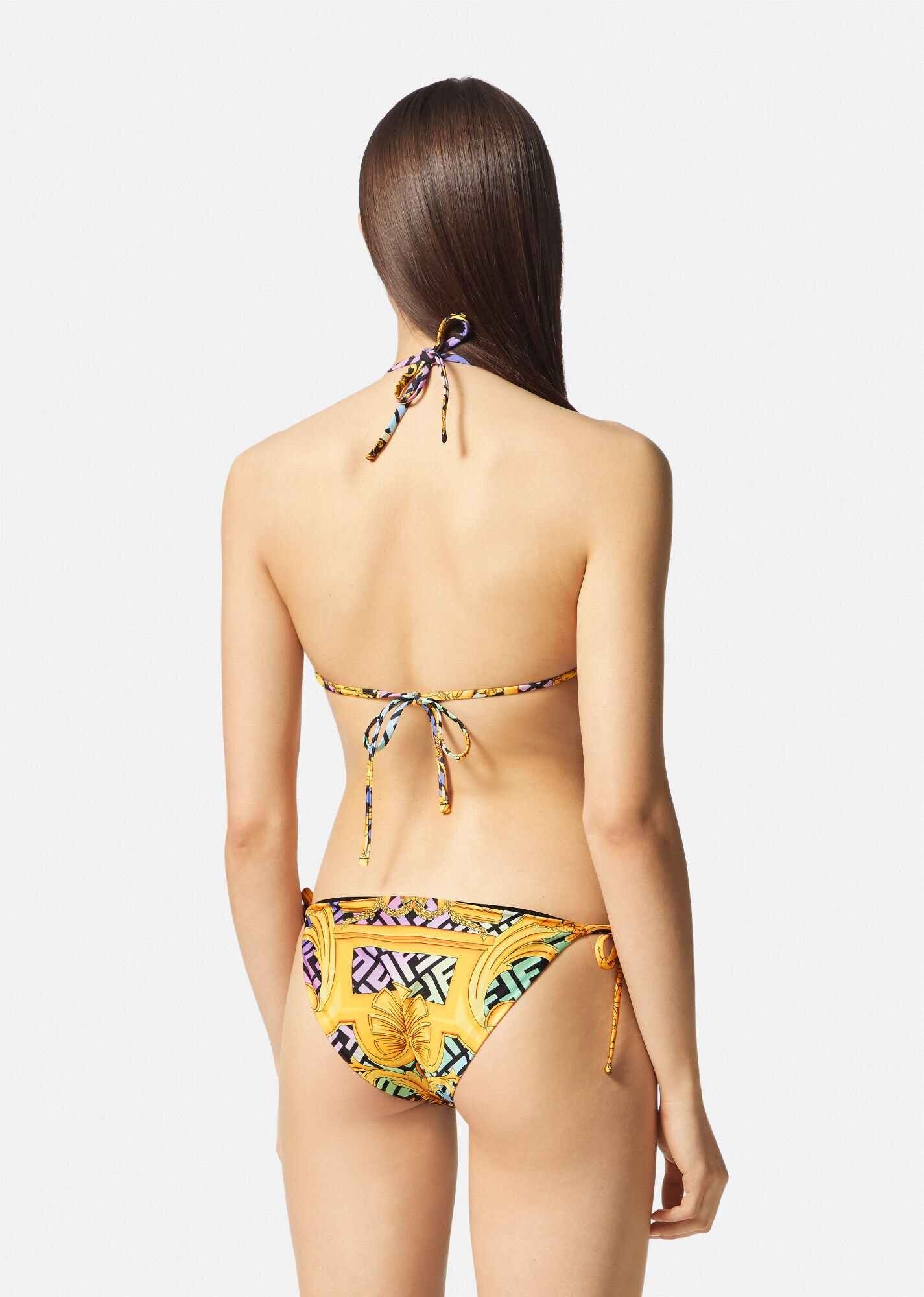 Fendace Gold Baroque Bikini Top - 3