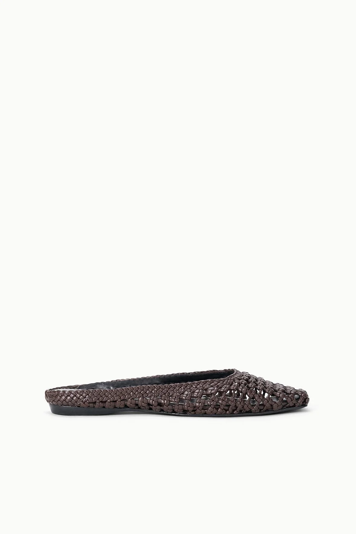 STAUD OTTO HAND-KNOTTED FLAT MULE ESPRESSO - 1