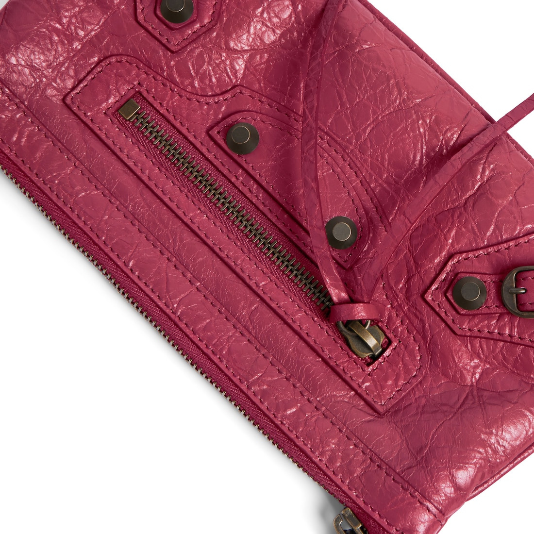 Women's Le City Pouch On Strap in Framboise - 6