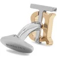 Logo Silver and Gold-Tone Cufflinks - 6