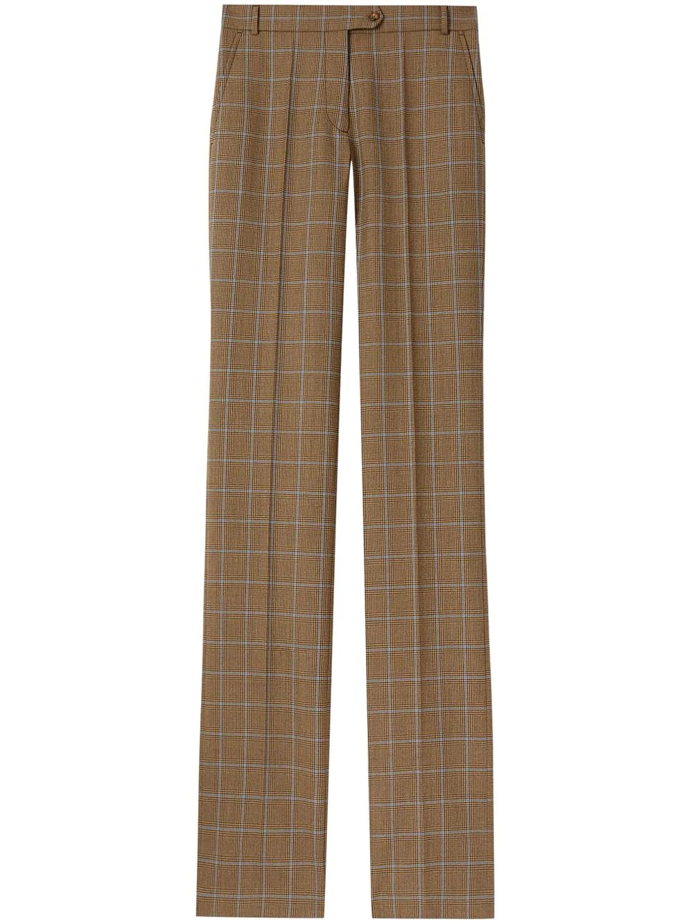 Prince of Wales check tailored trousers - 1