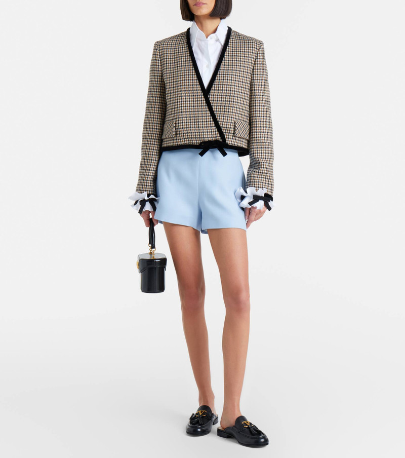 Valentino Crepe Couture VGold shorts outlook