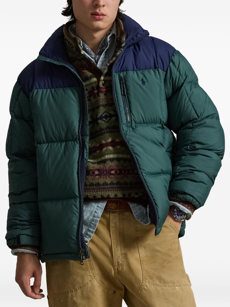 colour-block ripstop jacket 3