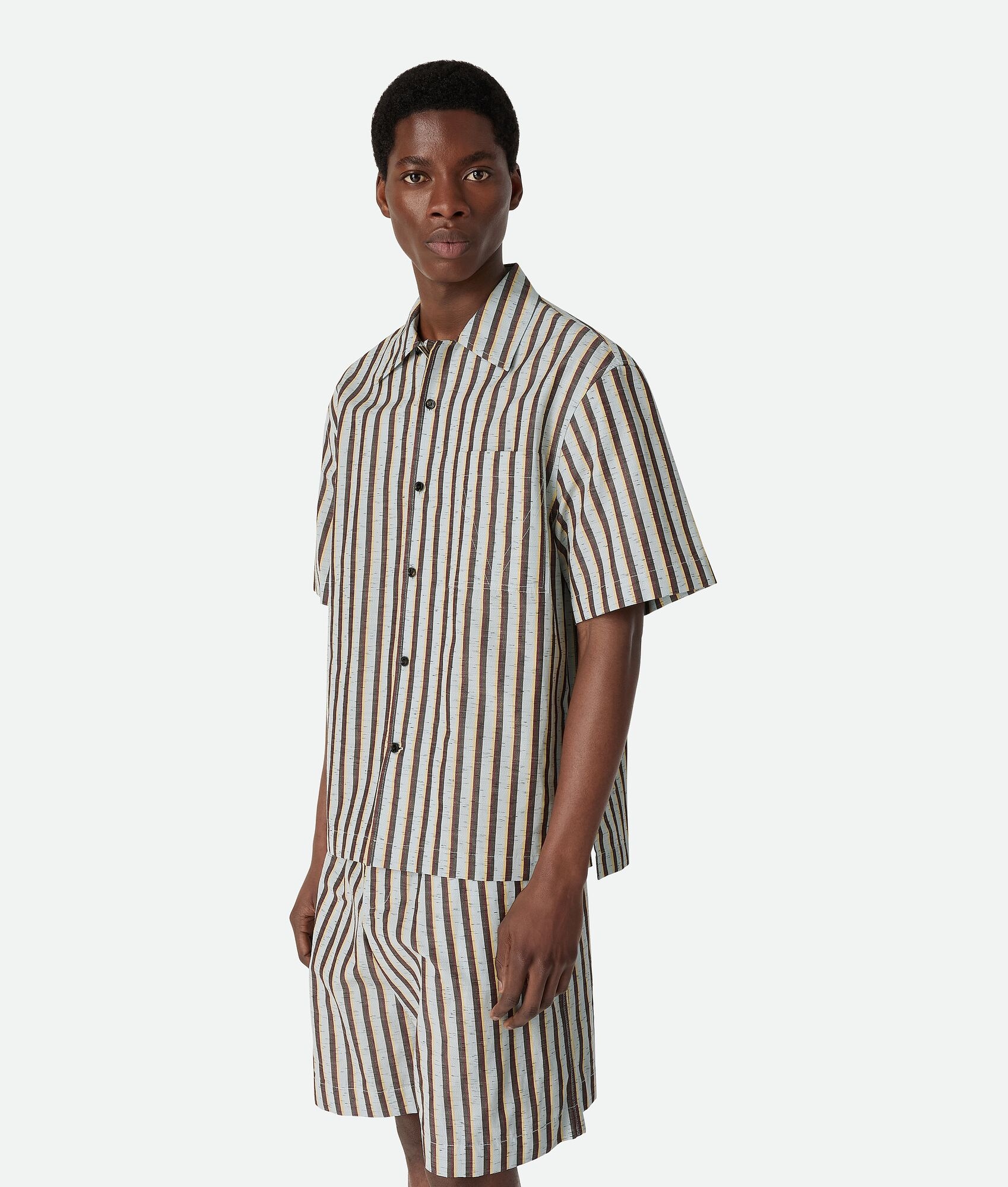 Stripe Cotton And Linen Shirt - 2