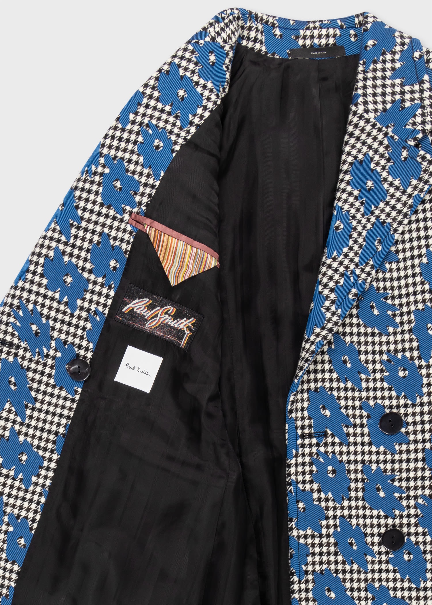 Dogtooth 'Big Flower' Double-Breasted Coat - 4