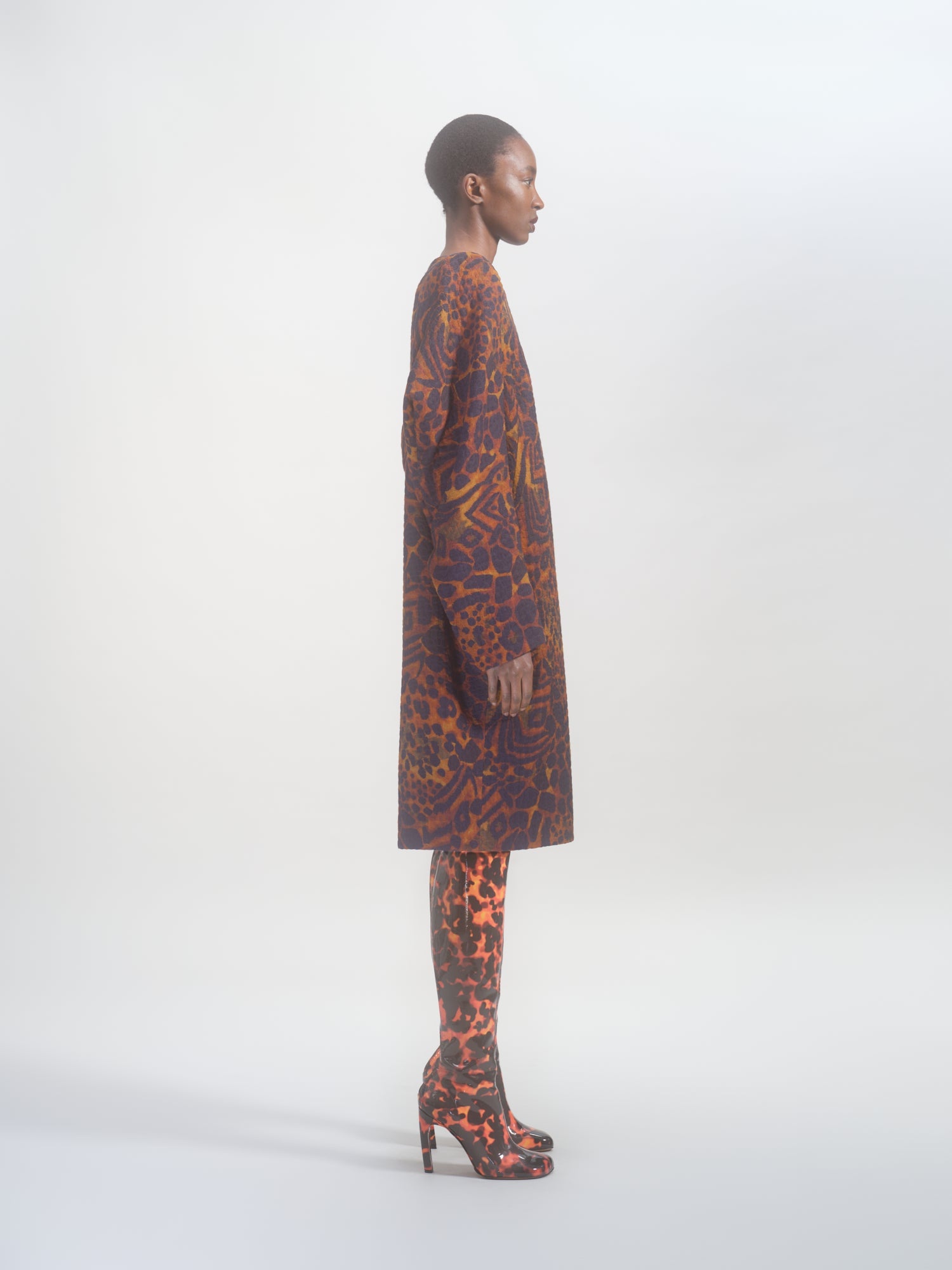 LEOPARD SACK DRESS - 3