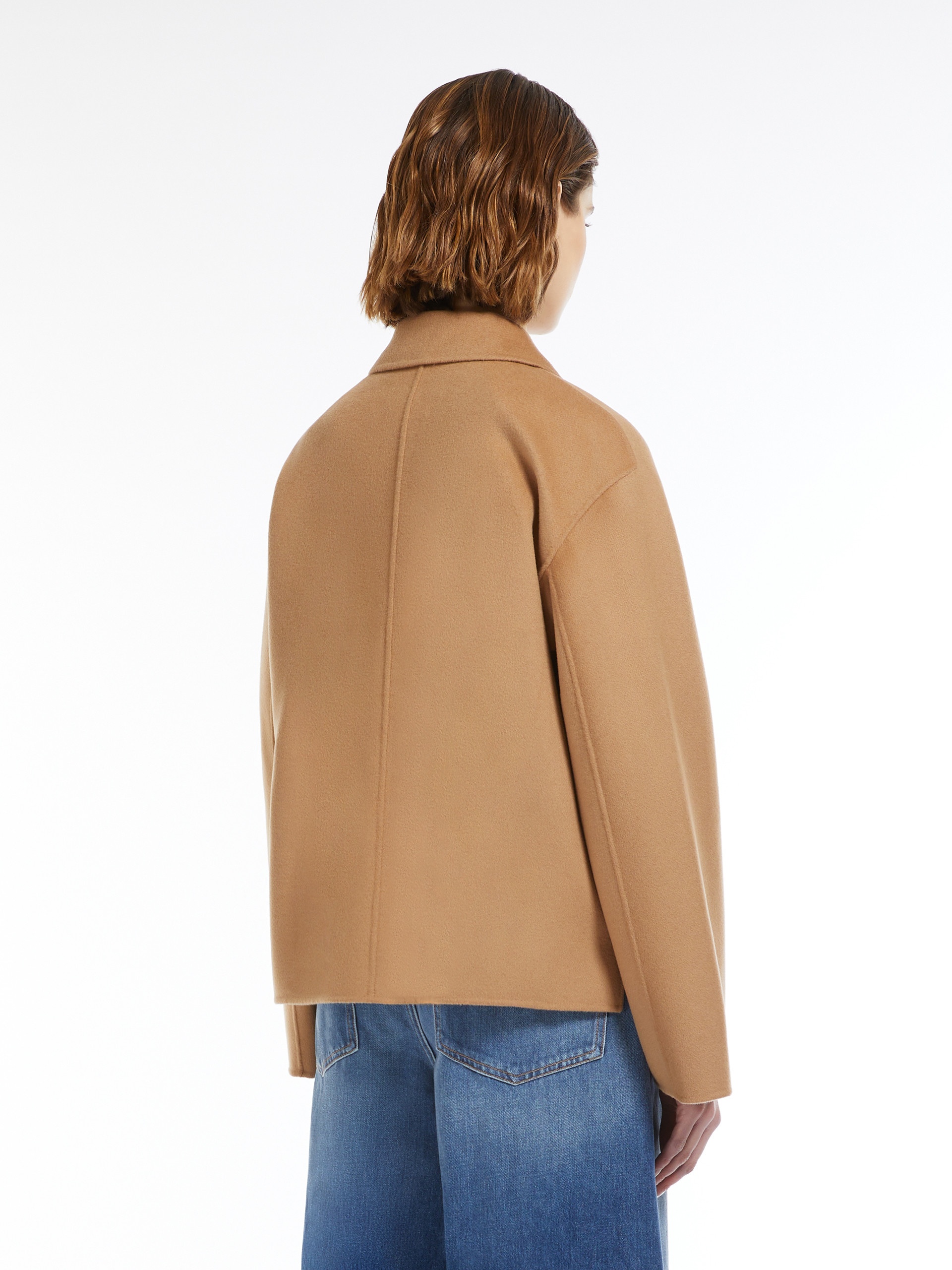 SALE Double-sided wool single-breasted jacket - 4