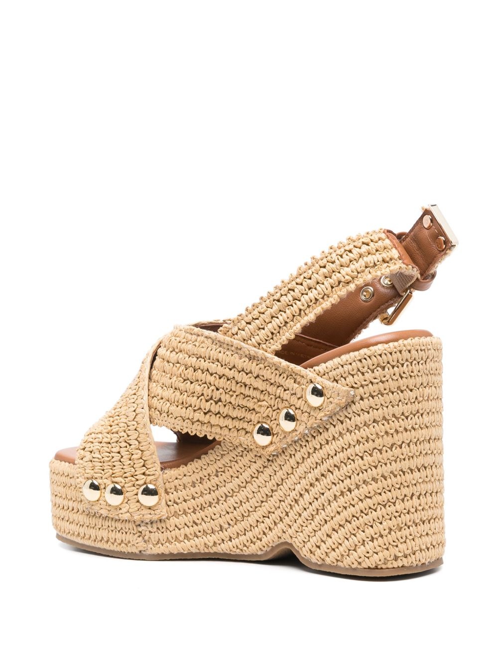 110mm woven sandals - 3