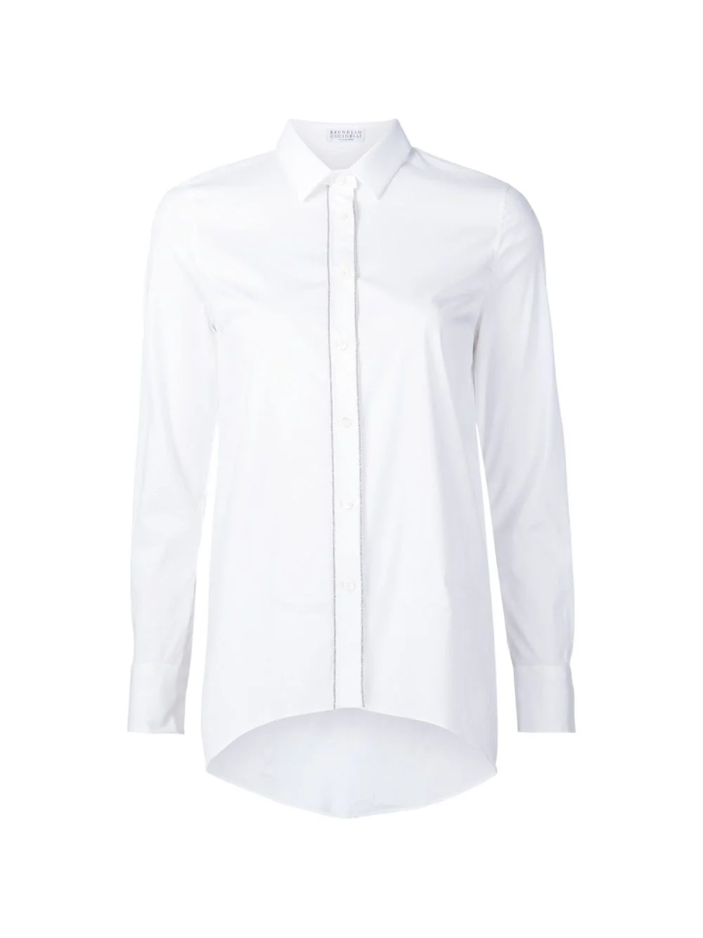 curved hem shirt - 1