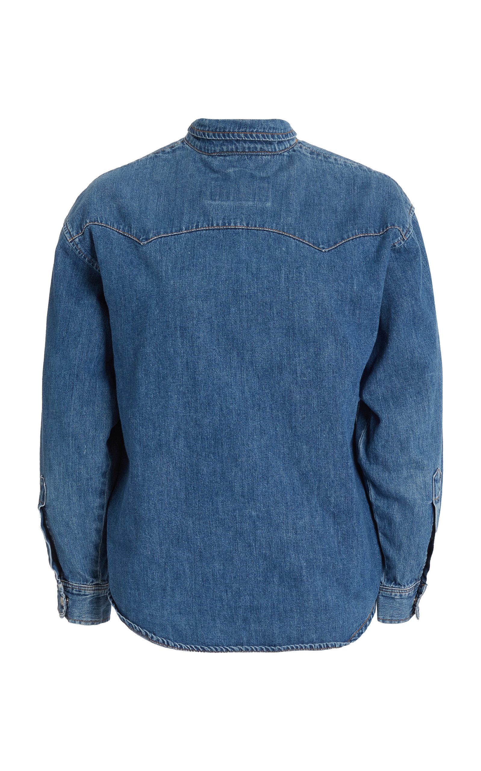 Back To Front Denim Shirt blue - 1