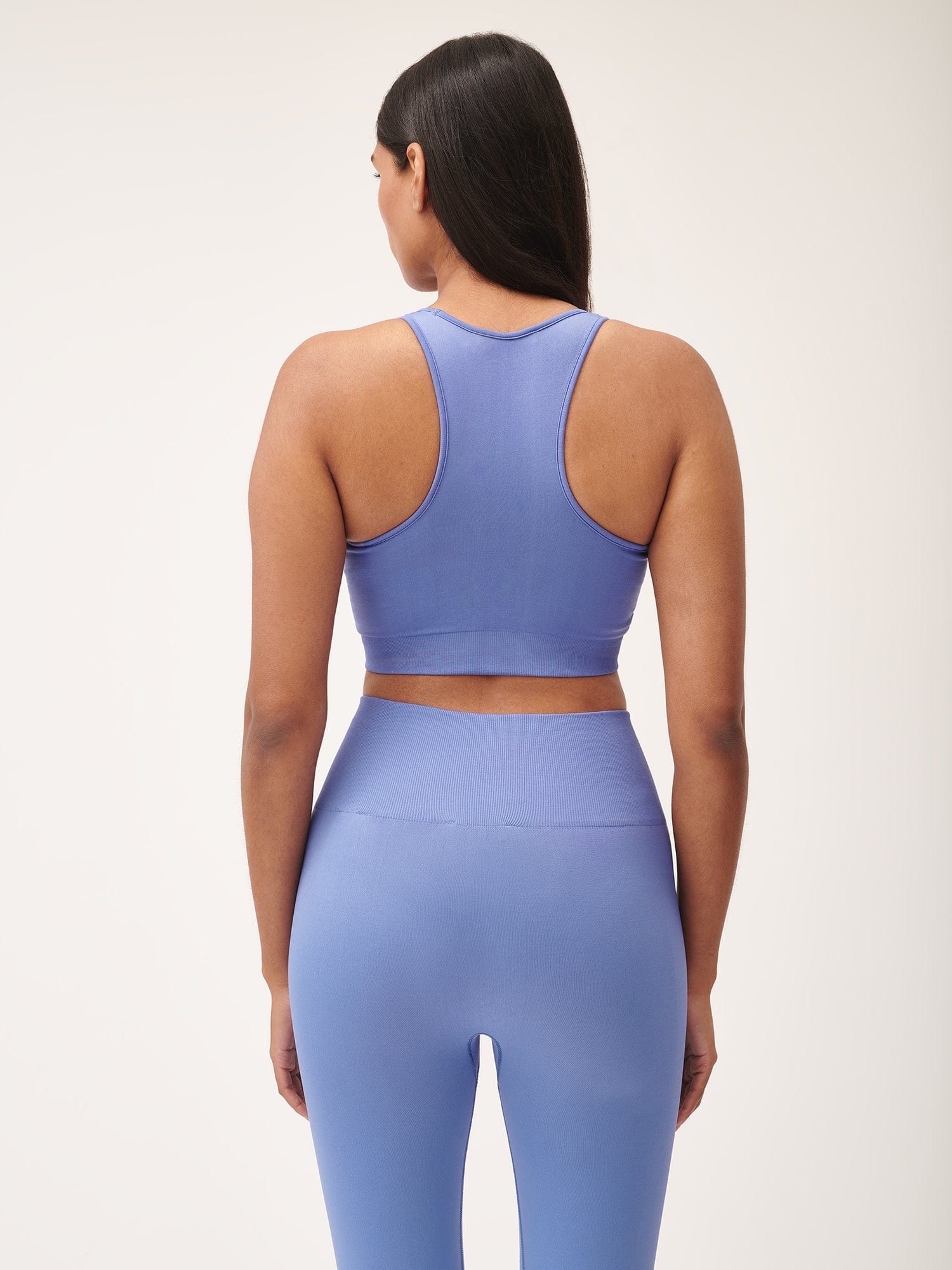 Women's Plant-Stretch Compressive Sports Bra - Iris Purple - 3
