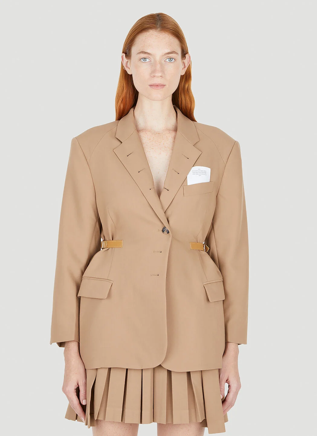 Multi Buttonhole Blazer - 1