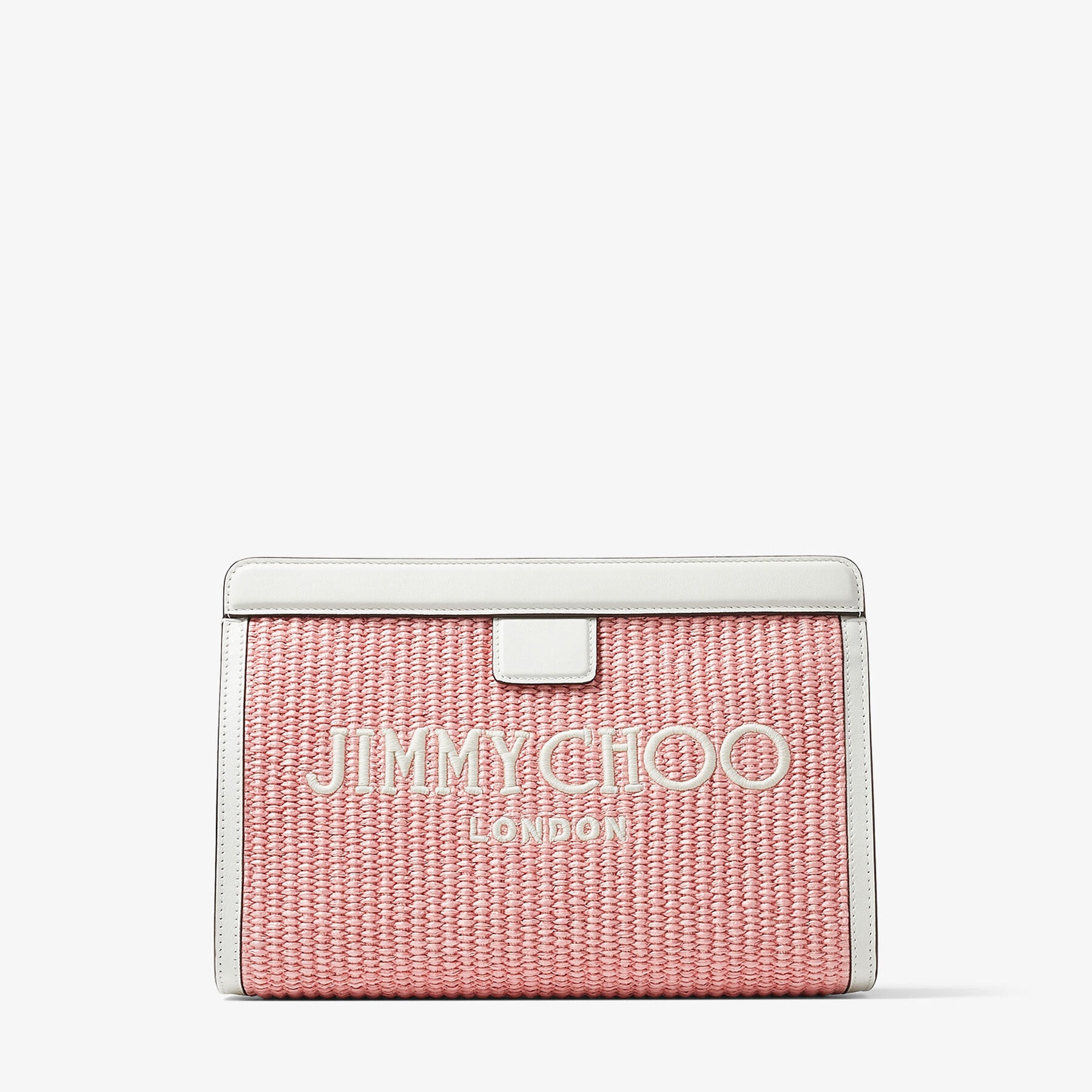 Avenue Pouch
Paprika/Candy Pink Raffia Embroidered Pouch - 1