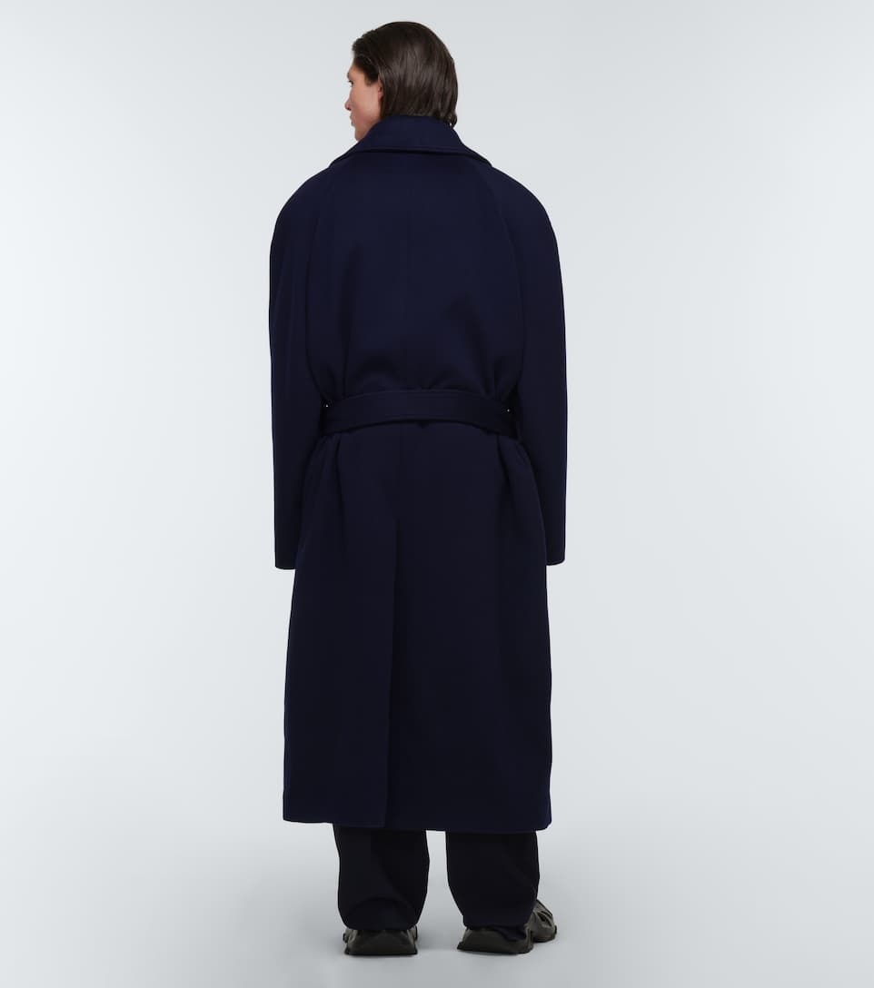Belted cashmere coat - 4