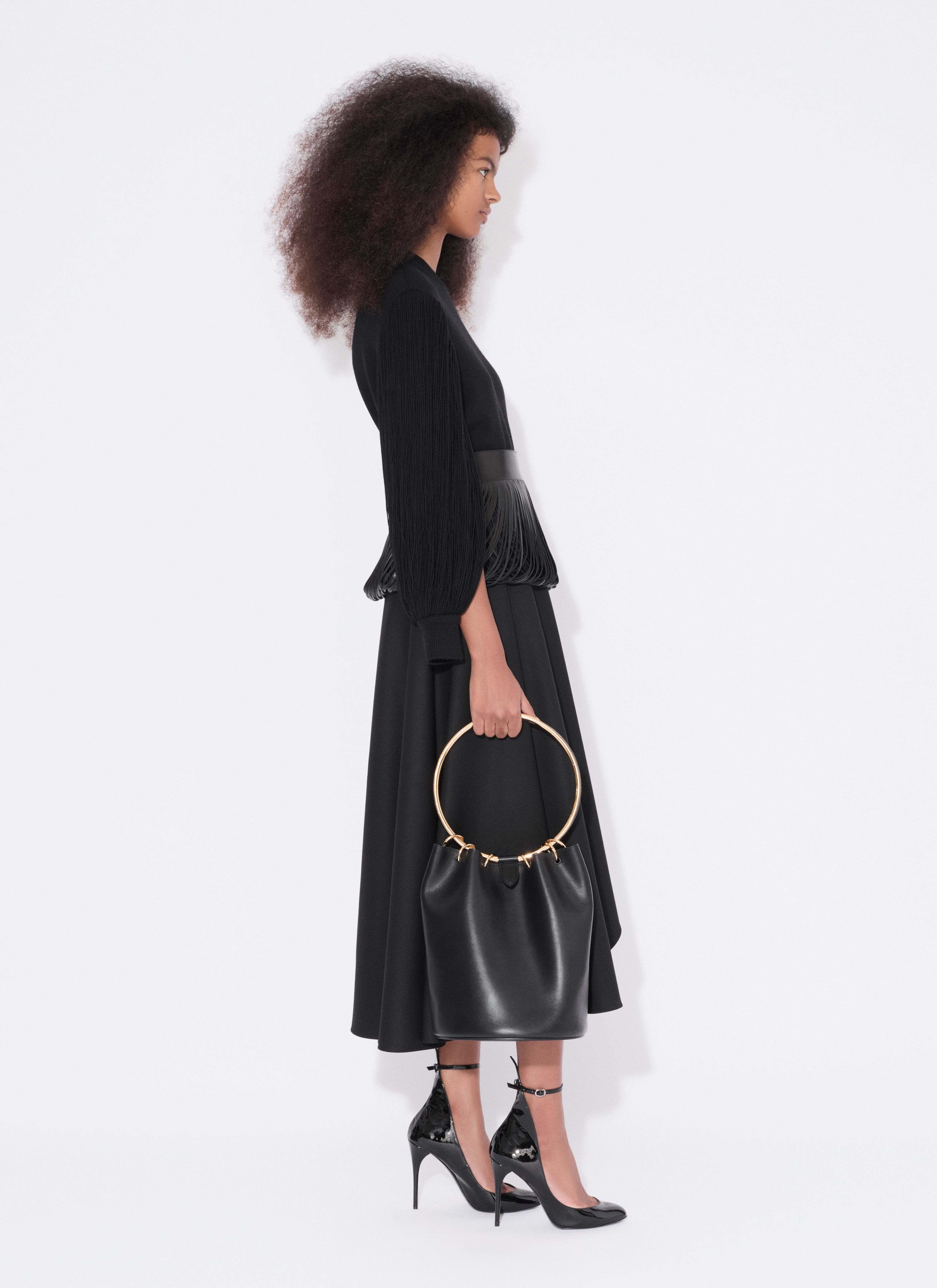 FRINGED LEATHER BELT - 4