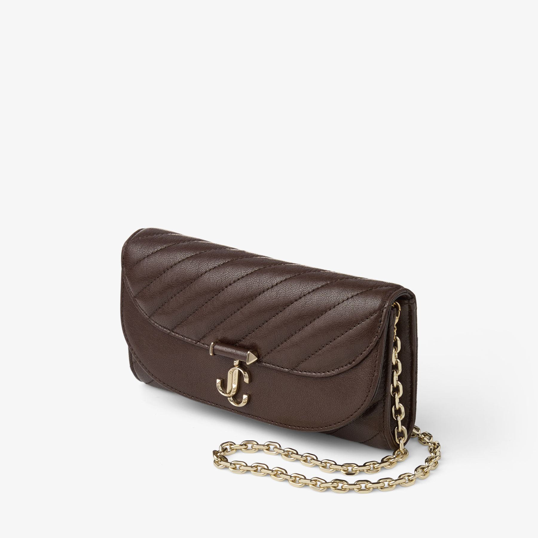 Curve Wallet With Chain
Chocolate Quilted Biker Leather Wallet Chain - 3