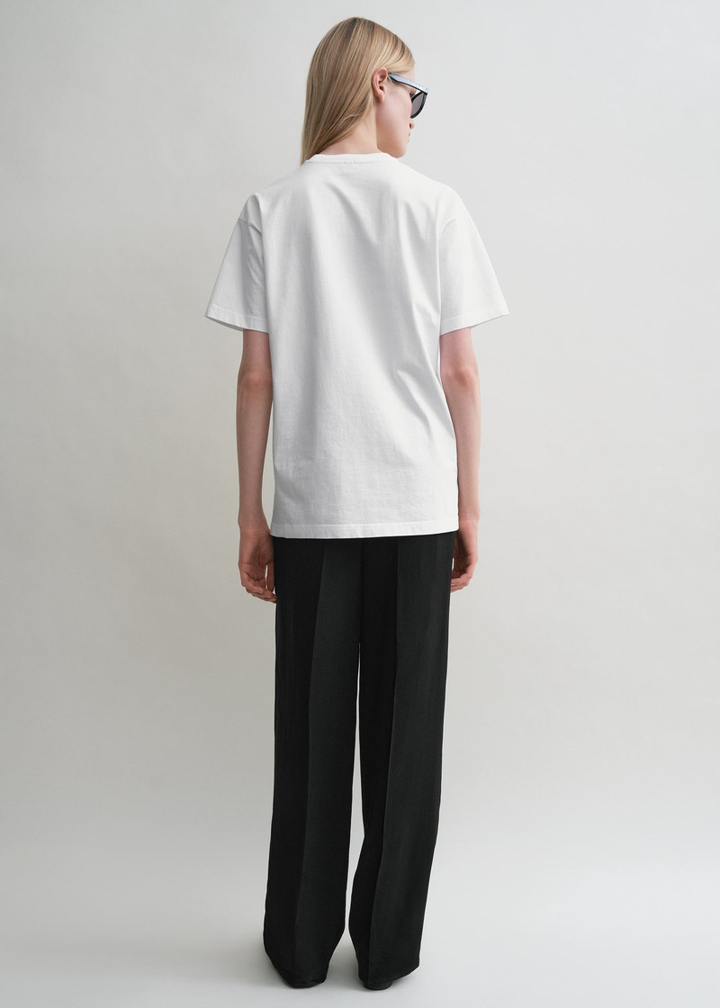 Straight cotton tee off-white 4
