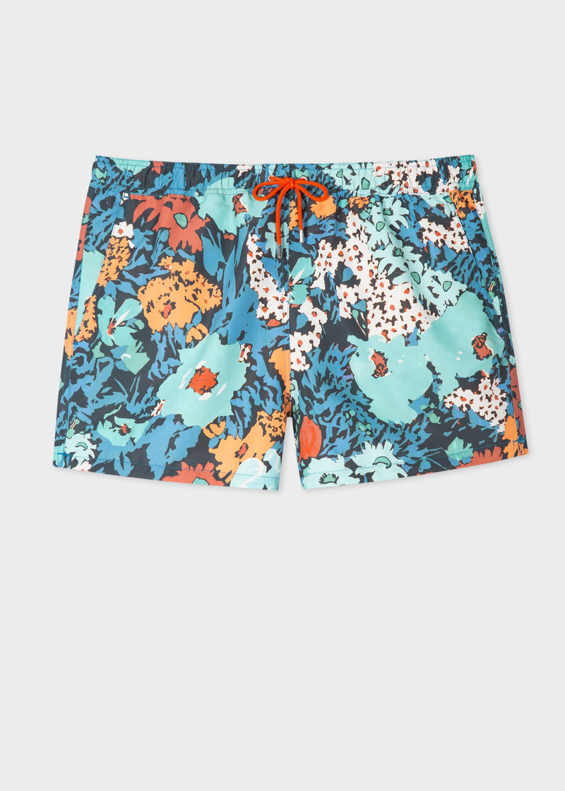 'Tropical Floral' Swim Shorts 1