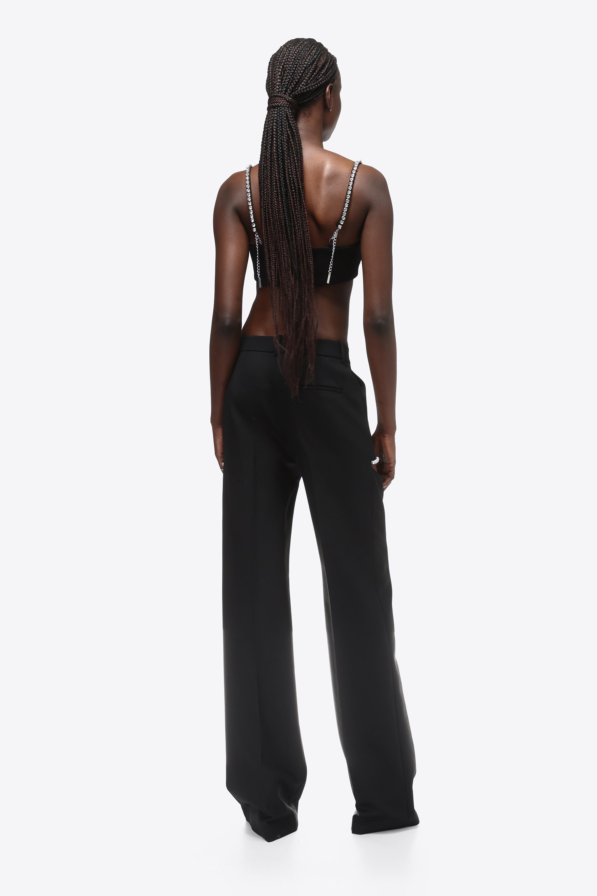 CRYSTAL SLIT TROUSER - 4