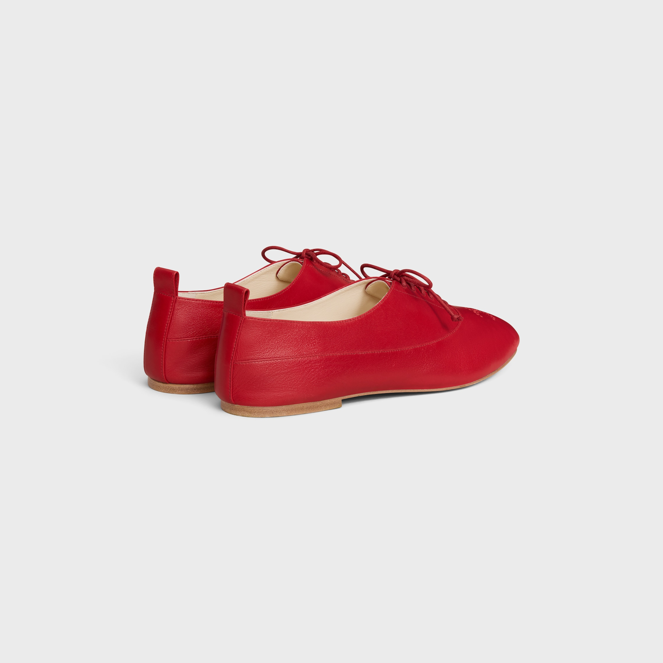 CELINE LISE PERFORATED TRIOMPHE RICHELIEU IN LAMBSKIN - 3
