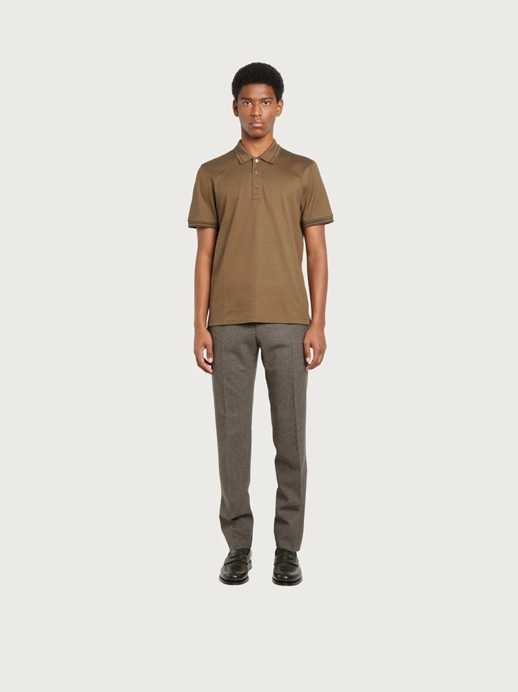 COTTON PIQUET POLO - 4