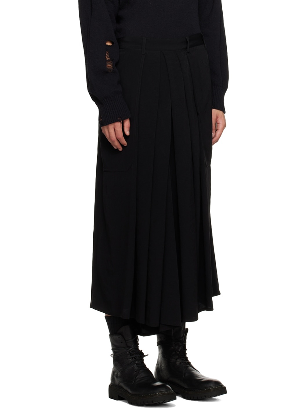 Black Ta Tuxedo R-Standard Hakama II Trousers - 2