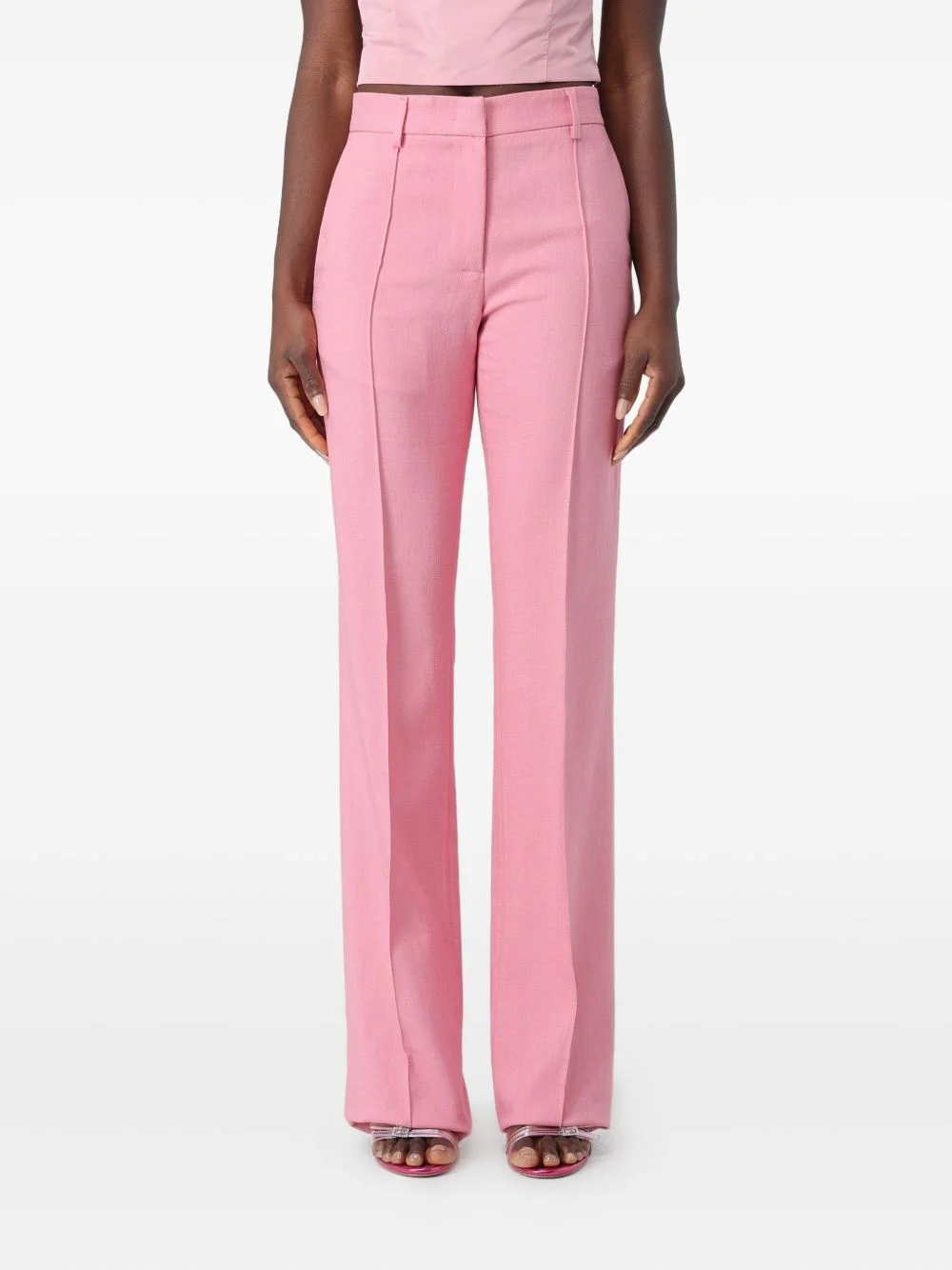 seam-detail trousers - 1