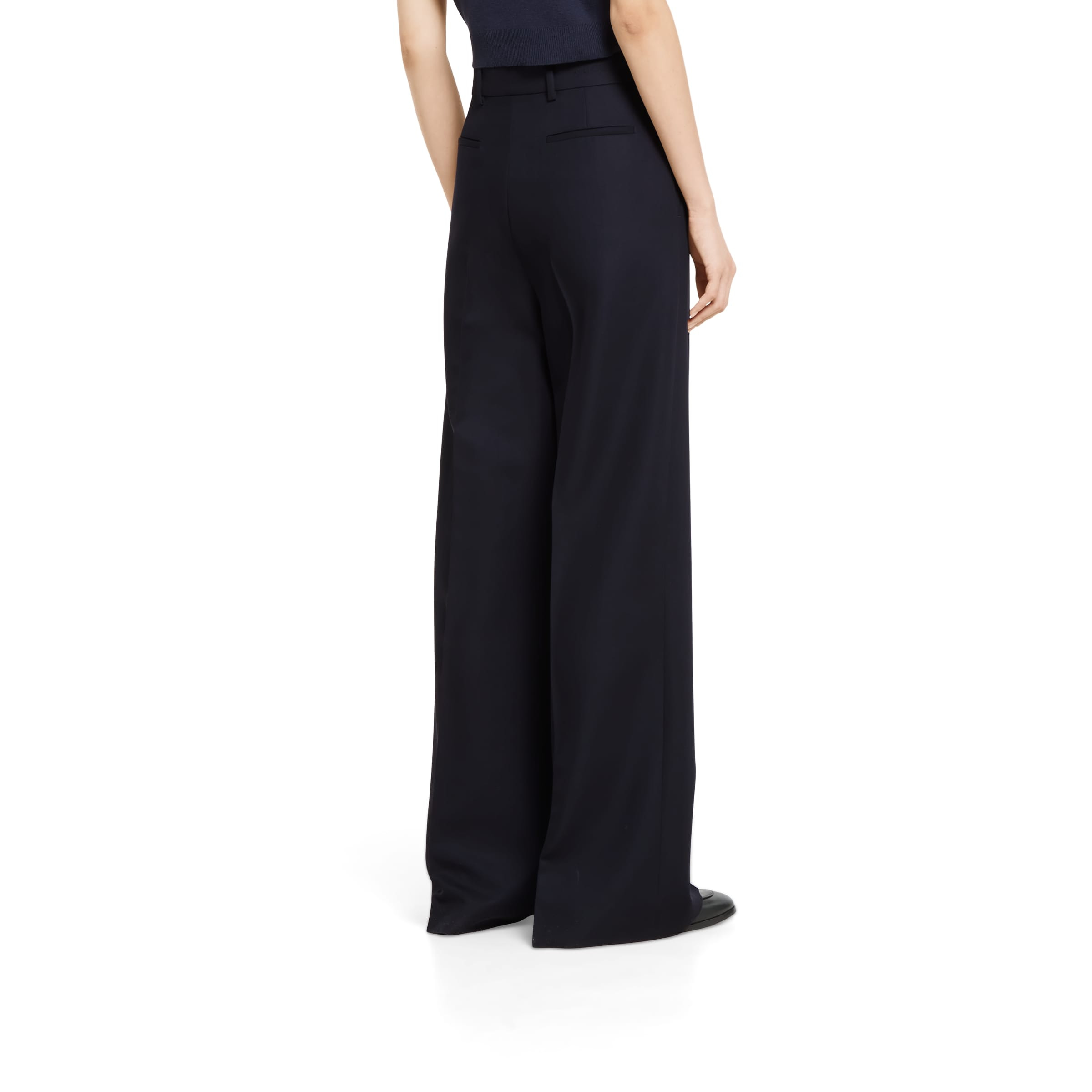 Wool pants with logo - 4