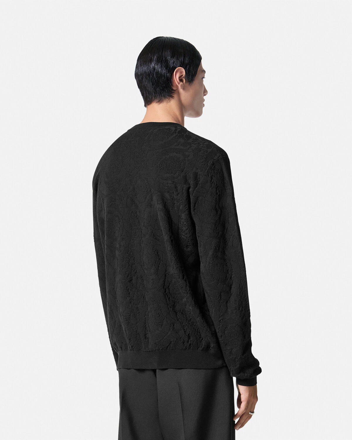 Barocco Jacquard Sweater - 5