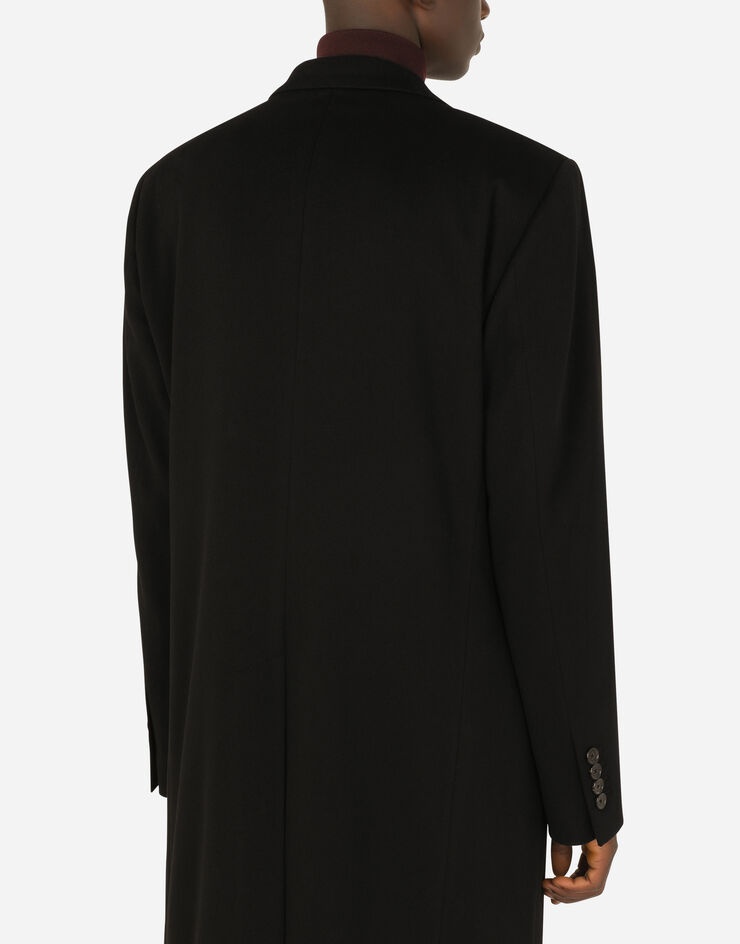 Cashmere and wool velour coat - 5