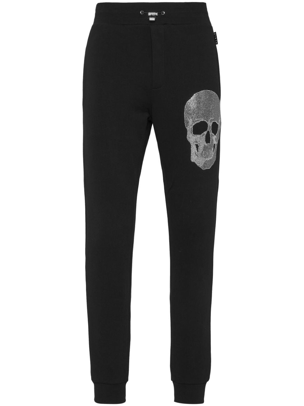 rhinestone-embellished Skull joggers - 1