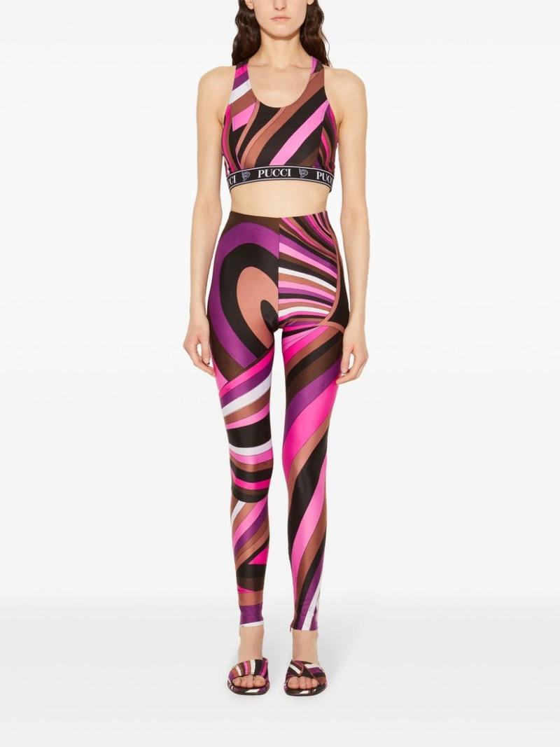 PUCCI abstract-print crop top outlook