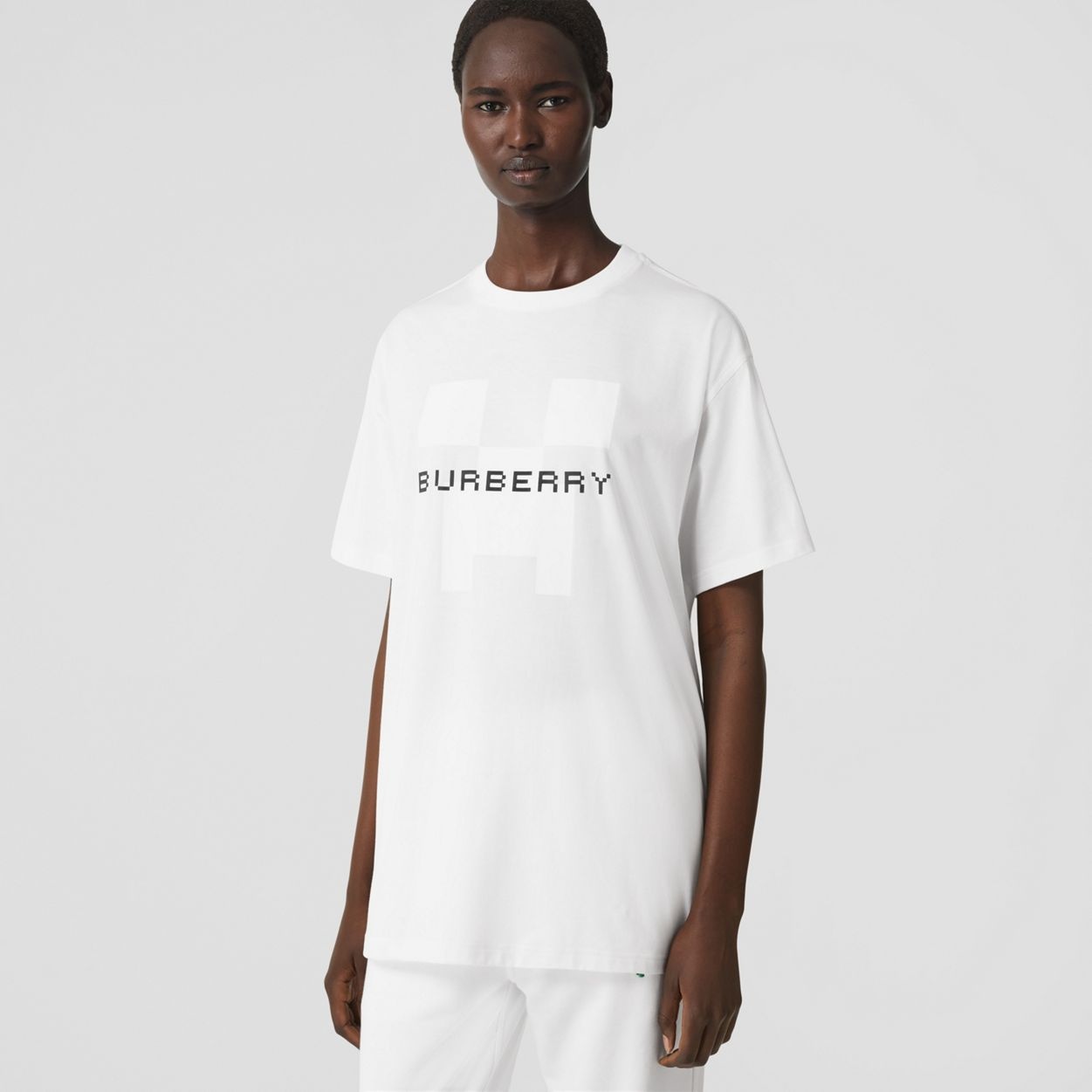 Logo Print Cotton Oversized T-shirt - 2