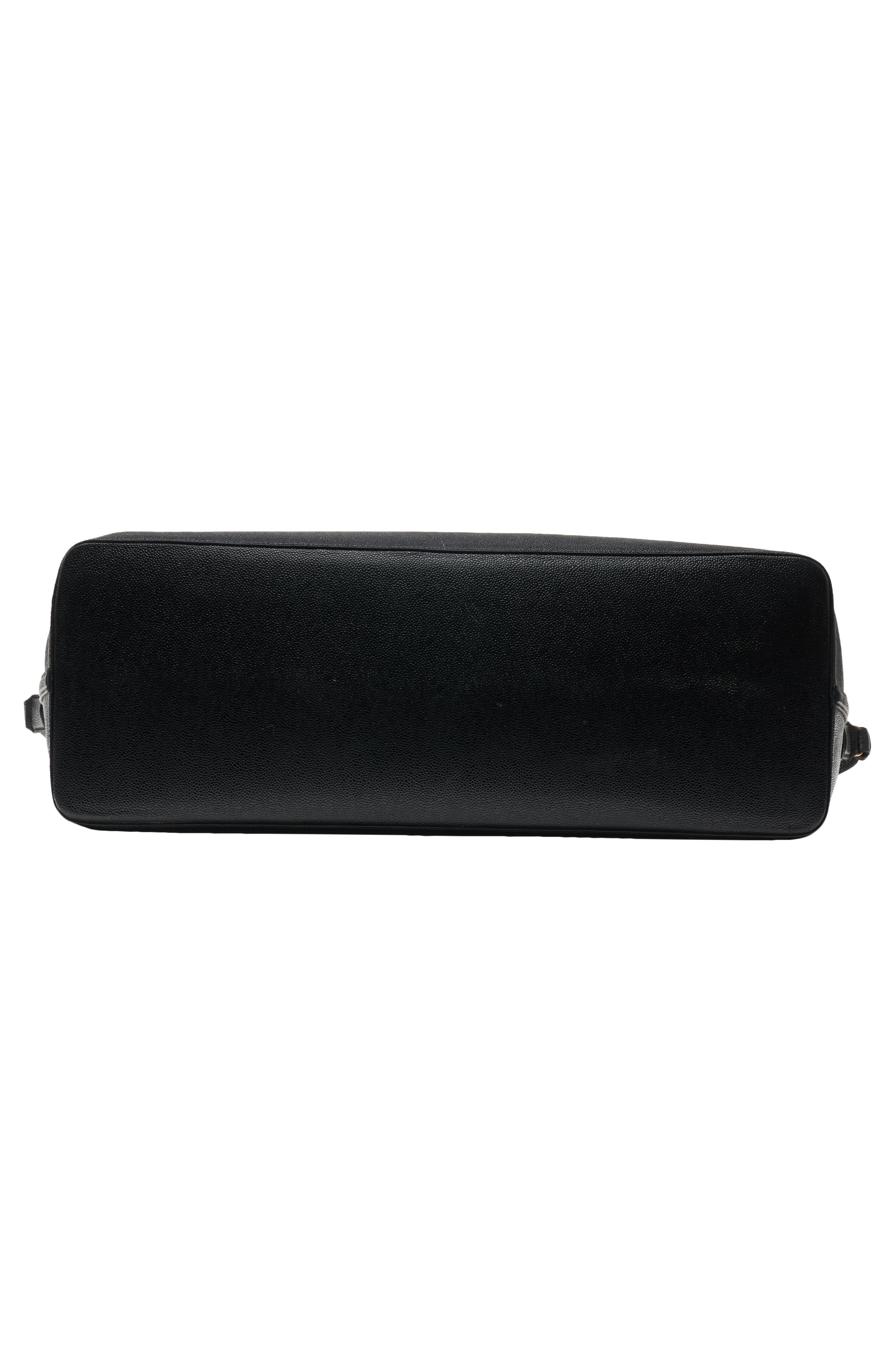 Thom Browne Leather Duffle Bag in Black at Nordstrom - 4