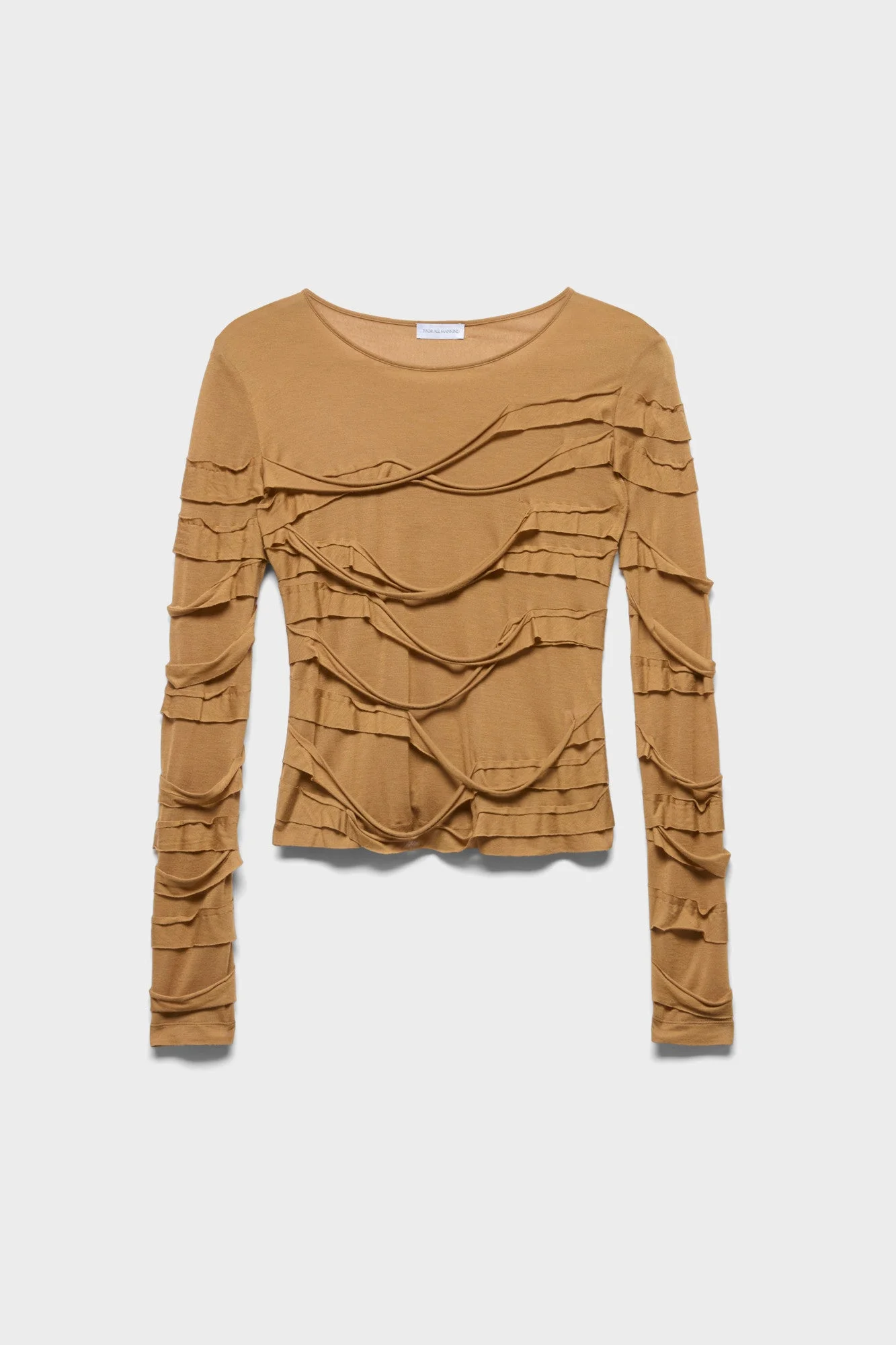 RIBBON LONG SLEEVE TEE - 1