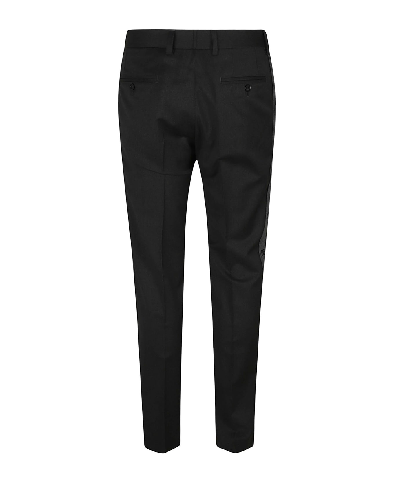 Buttoned Side Pockets Regular Trousers - 2