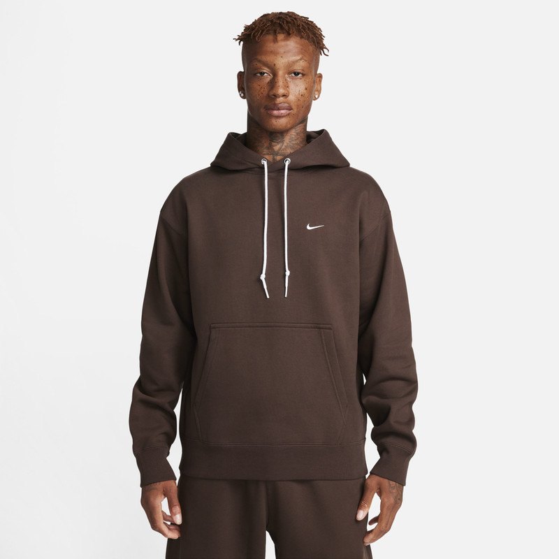 Nike Men's Solo Swoosh Fleece Pullover Hoodie - 1