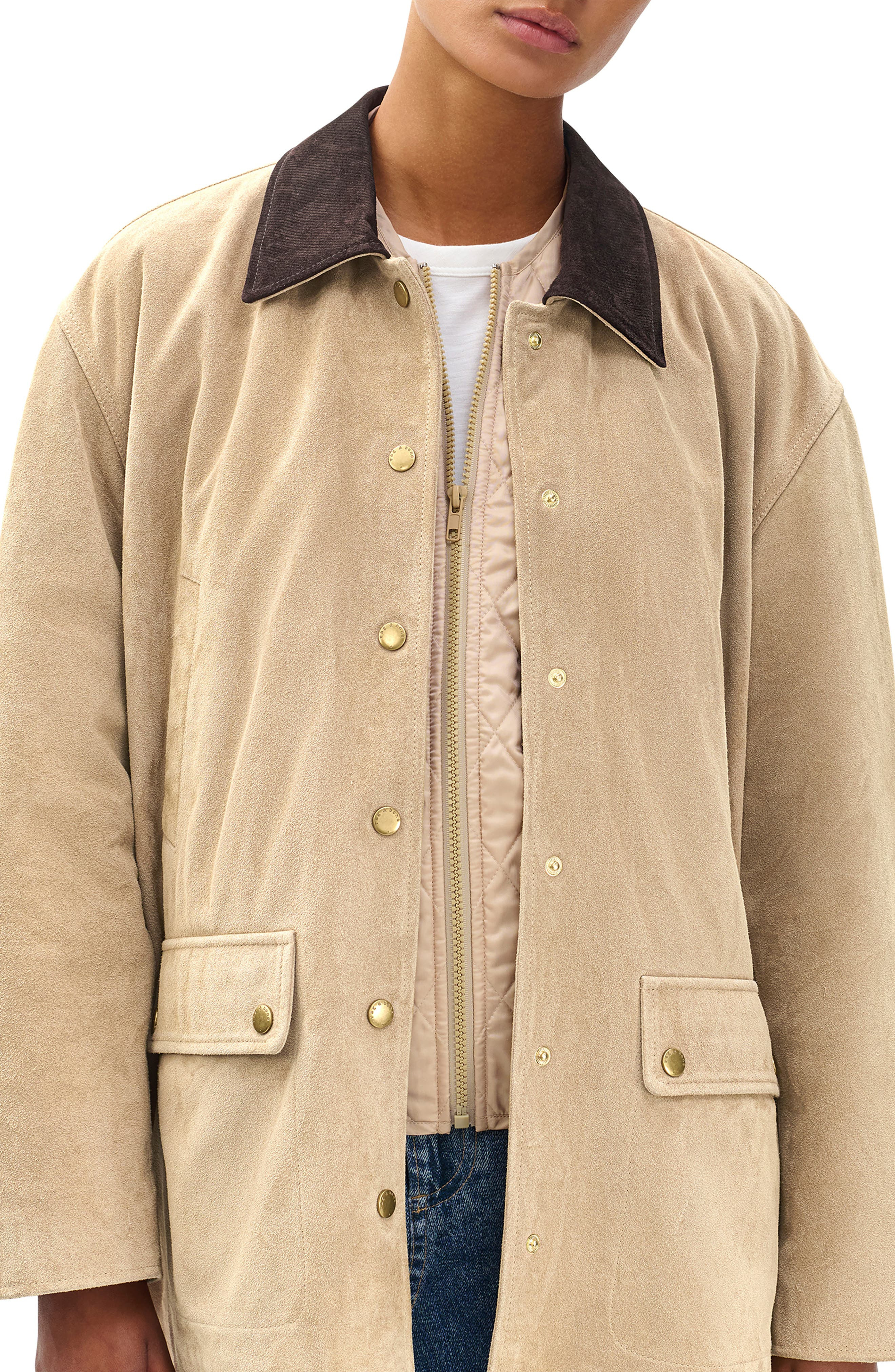 rag & bone Cassidy Suede Jacket in Tan at Nordstrom - 5