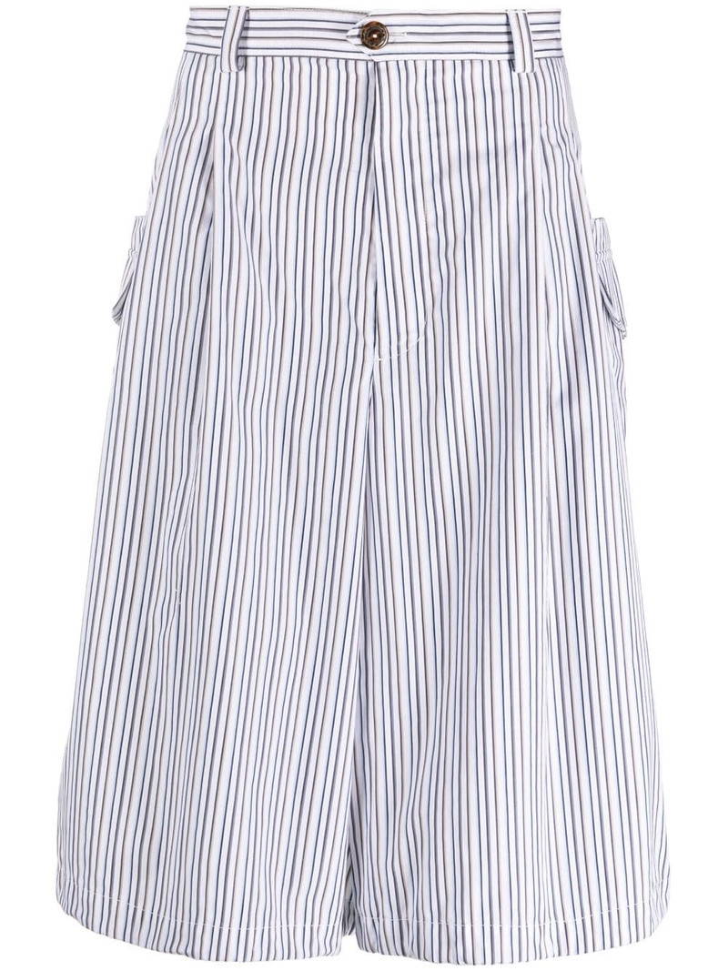 striped jacquard bermuda shorts 1