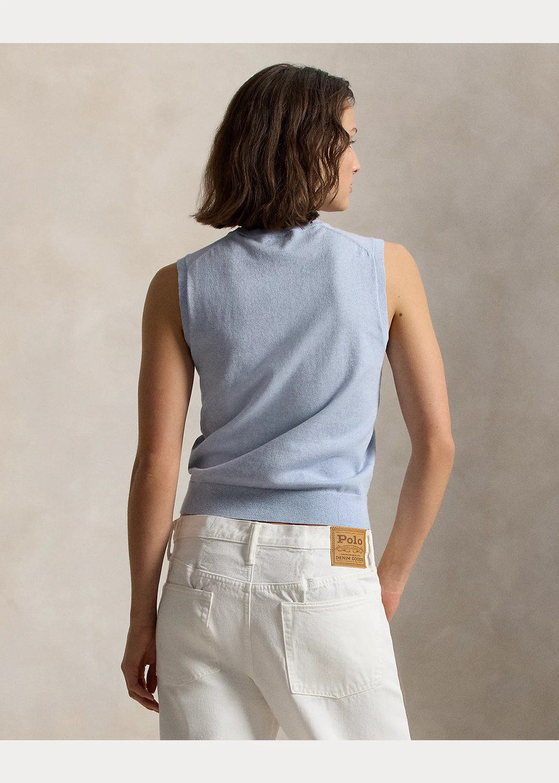 Sleeveless Crewneck Sweater 4