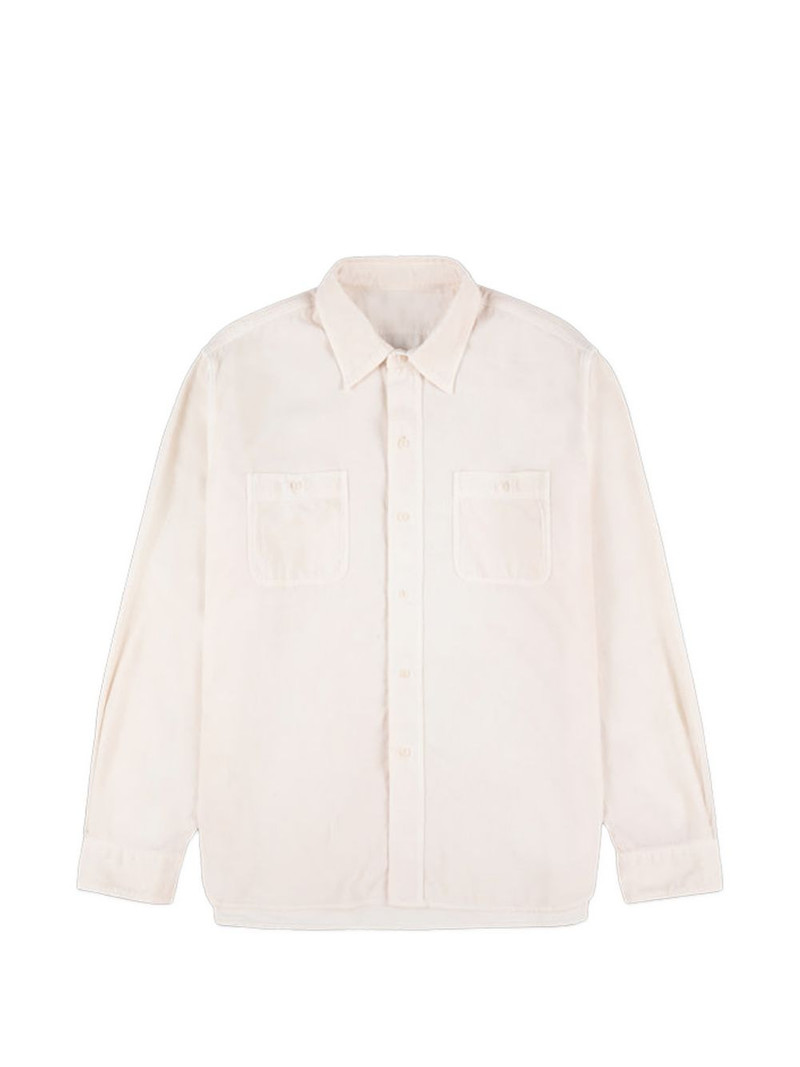 Work corduroy patch-pocket shirt 1