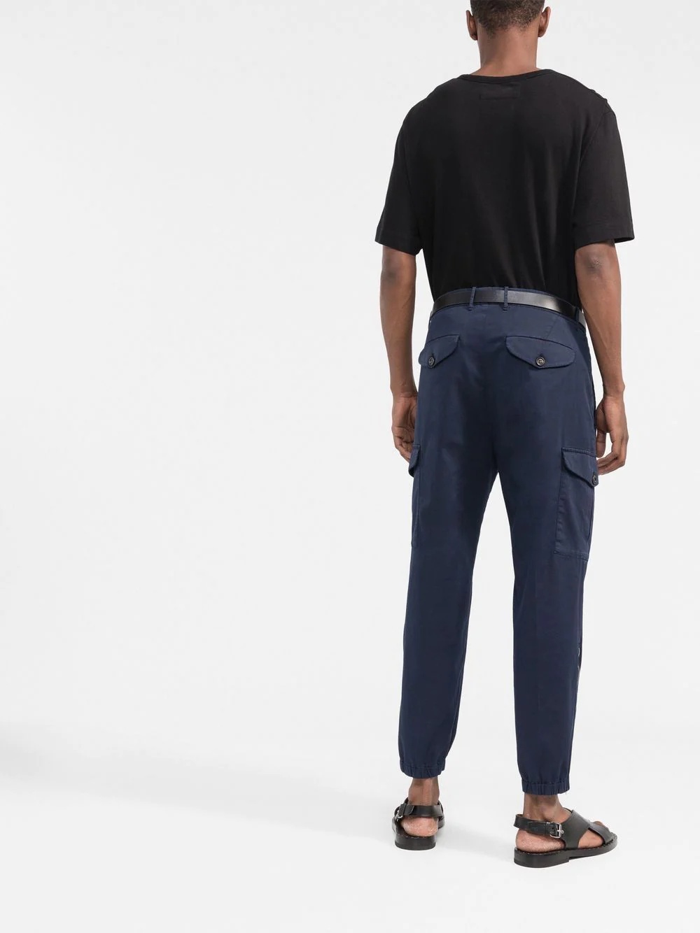 tapered side-zip trousers - 4