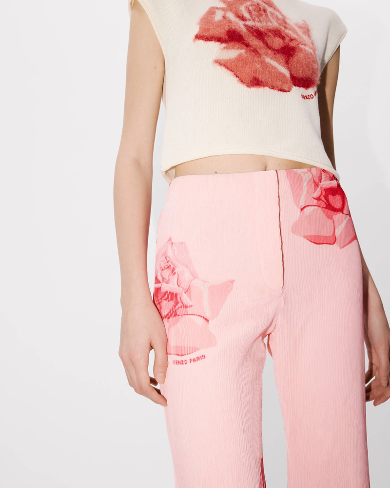 'KENZO Rose' pleated pants 4