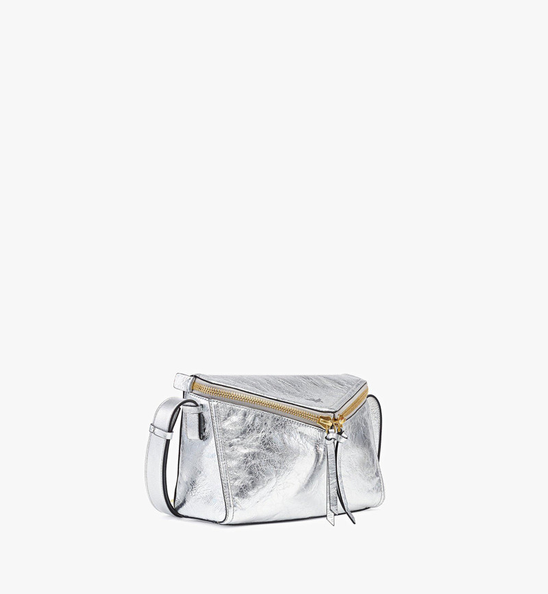 Diamant 3D Shoulder Bag in Metallic Calf Leather 1