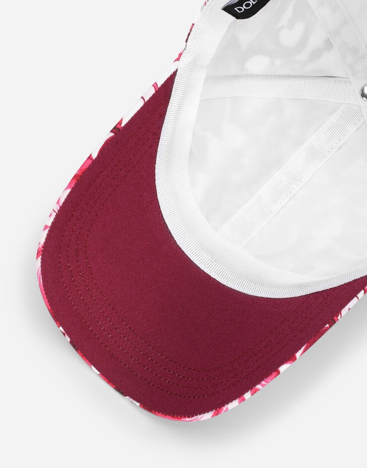 Baseball cap with Majolica print - 3