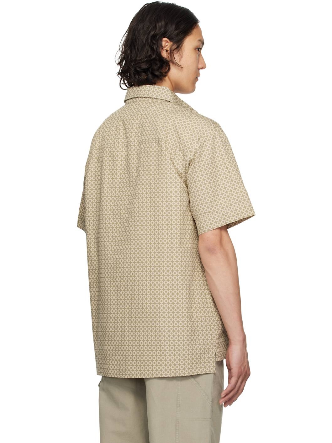 Khaki Ross Short-Sleeve Shirt - 3