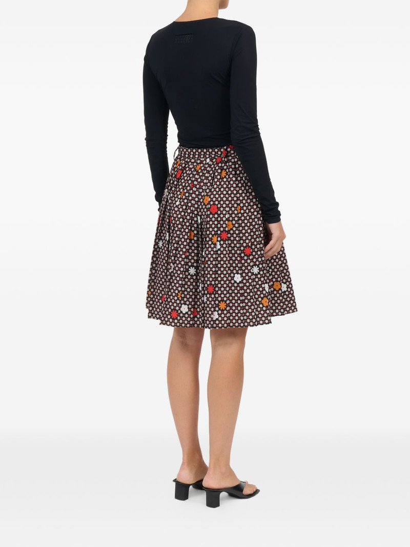 floral-print midi skirt 6