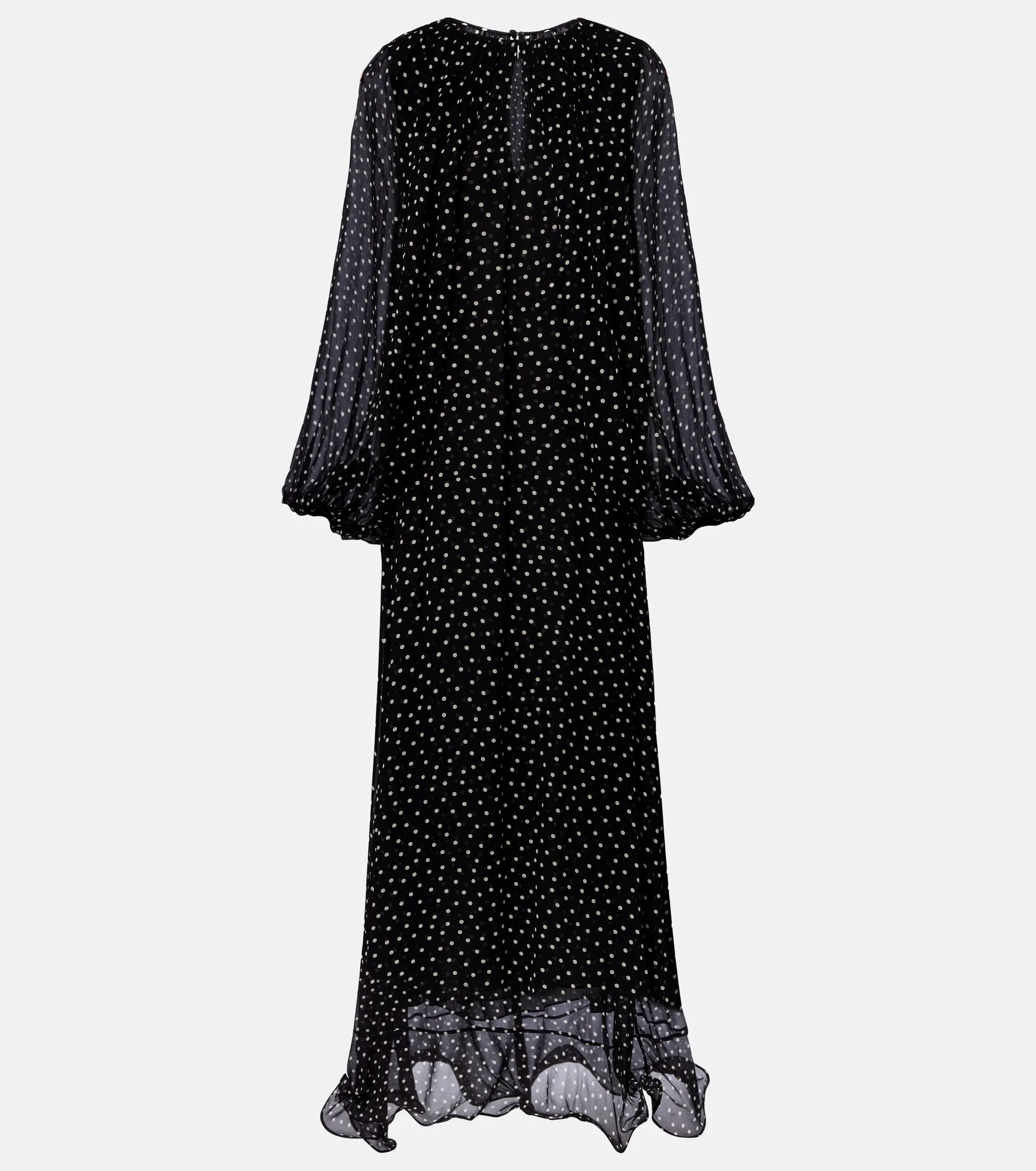 Dancing Dots polka-dot maxi dress - 1