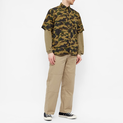 A BATHING APE® A Bathing Ape Short Sleeve Button Down 1st Camo Shirt outlook