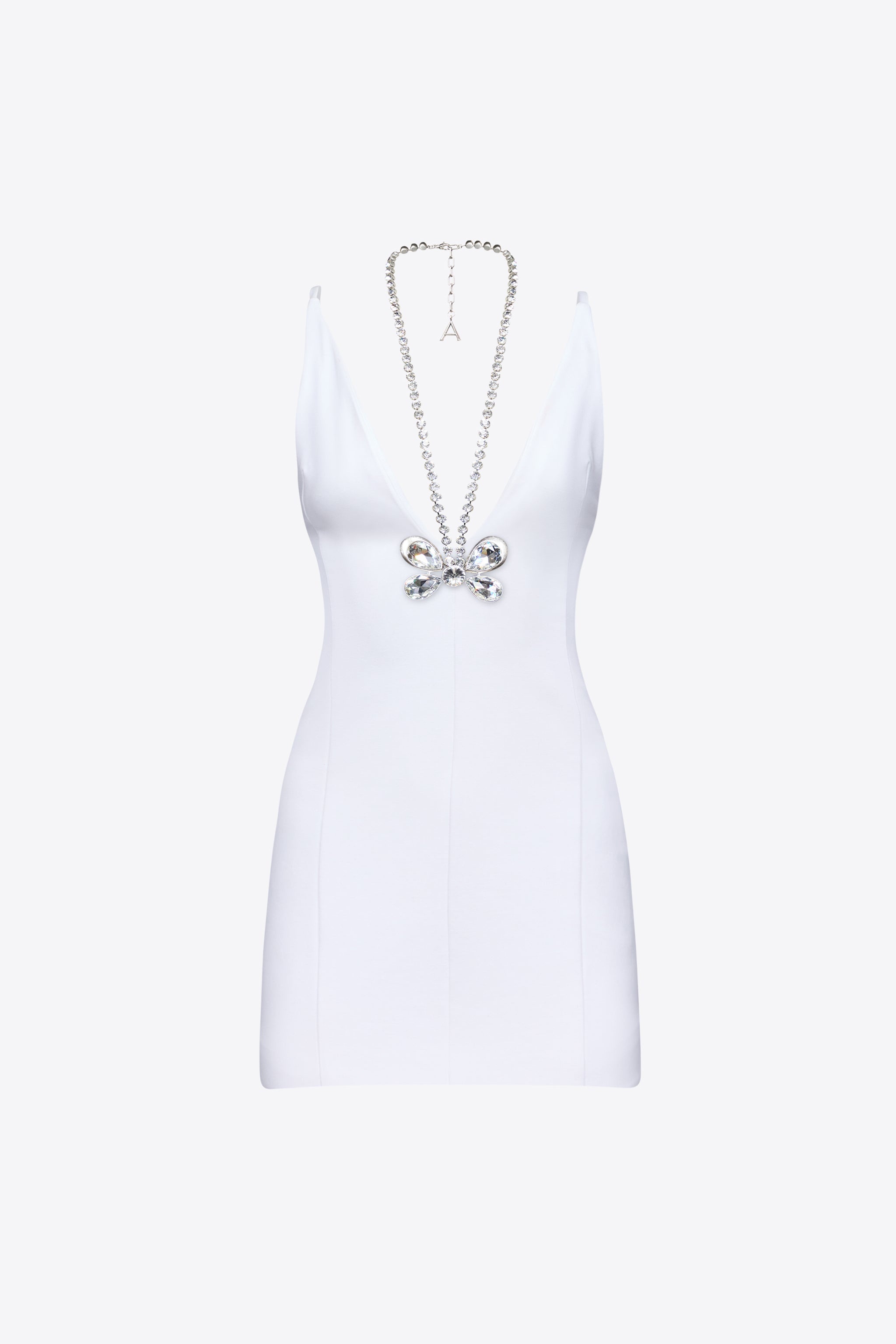 CRYSTAL BUTTERFLY MINI DRESS - 1